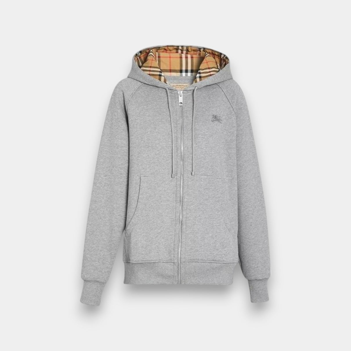 Sweat à capuche Burberry gris