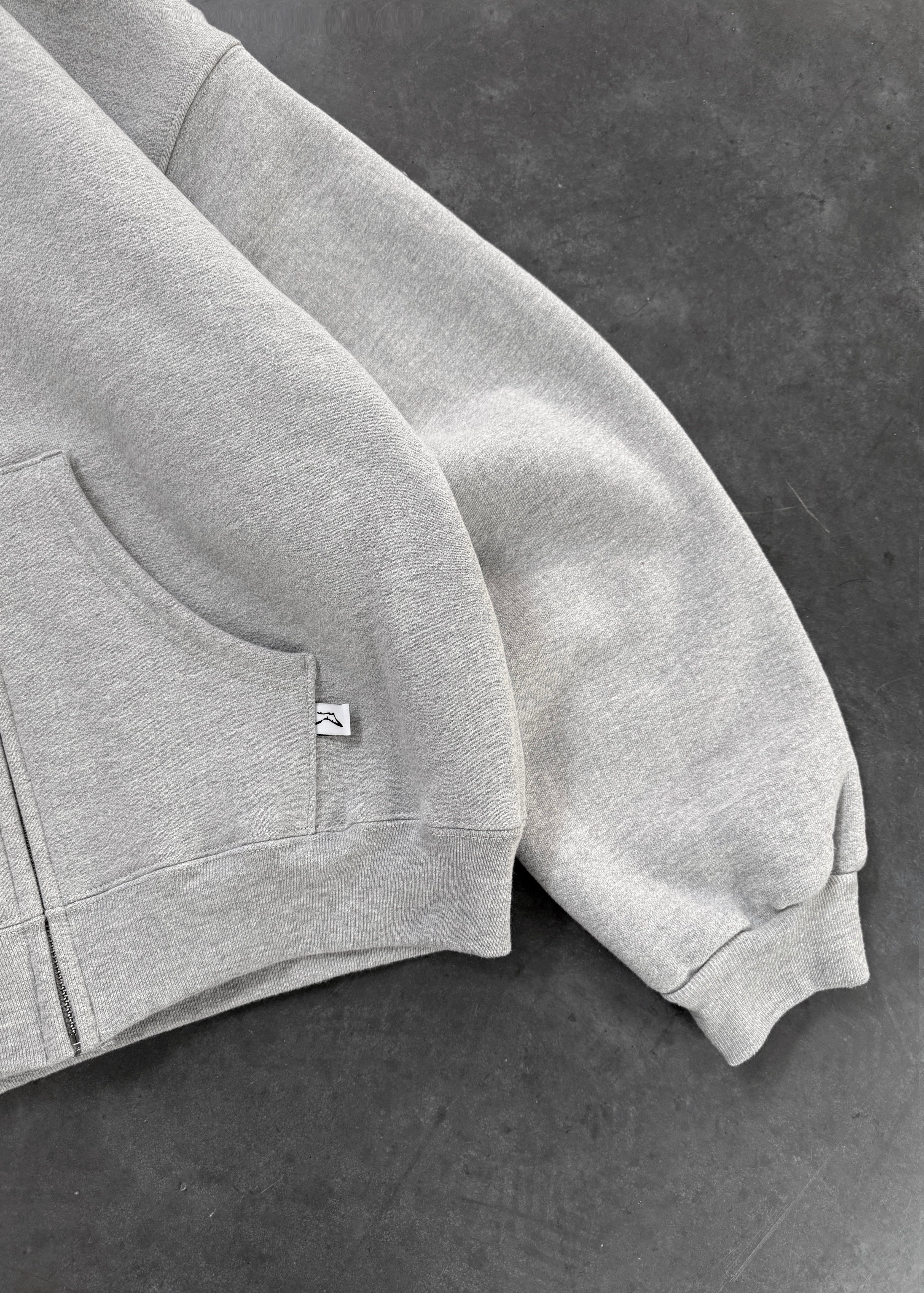 Zip Hoodie "Triple Grey"