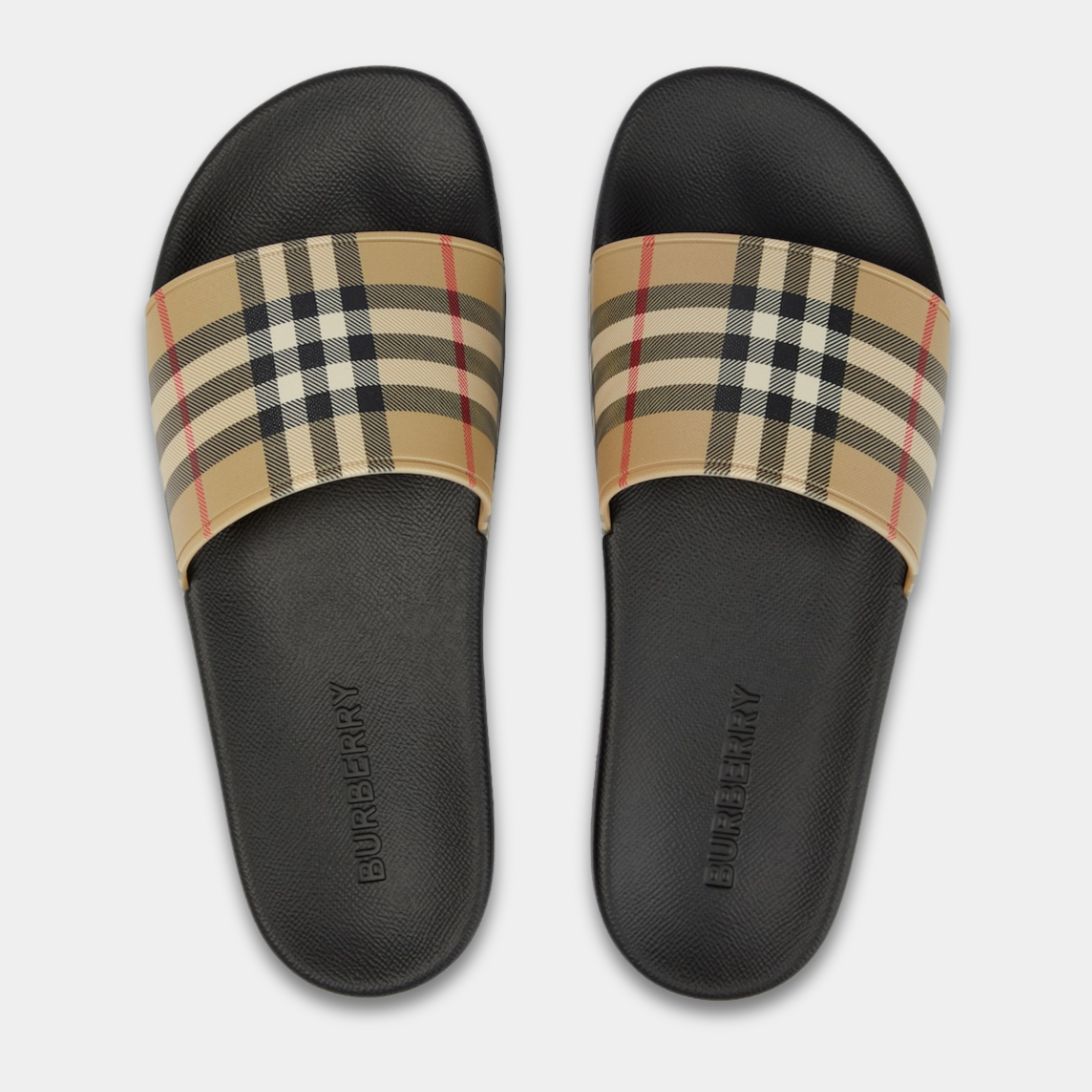 Burberry claquettes à carreaux